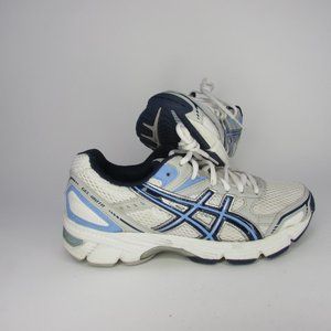 Asics Gel-180 TR Athletic Running Shoe Womens Size 7 S352N White Blue Black